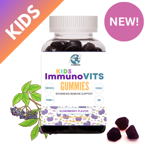 KIDS ImmunoVits Gummies for Flu-Covid-Cold